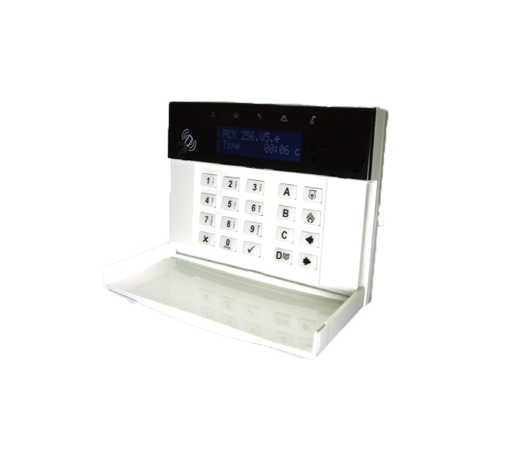 LCD keypad for PCX Series with Integrated Proximity Reader